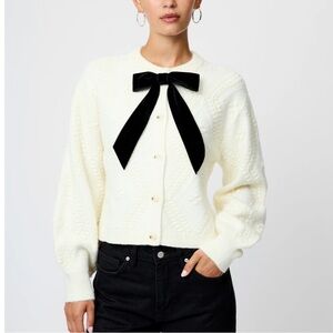 Kitty Bobble Contrast Cardigan